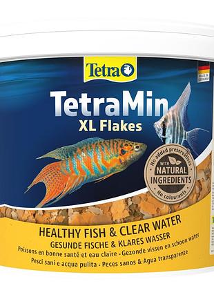 Корм сухий tetra min xl flakes для акваріумних рибок в пластівцях 10 л/2,1 кг🐠🐟🐠