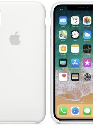 Чохол накладка s-case для iphone x/xs білий