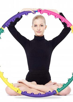 Обруч массажный springos hula hoop 85 см fa0028