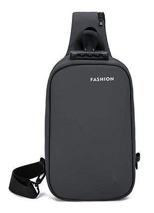Модна водонепроникна нагрудна сумка з твердим корпусом для чоловіків, сумка через плече гуртом