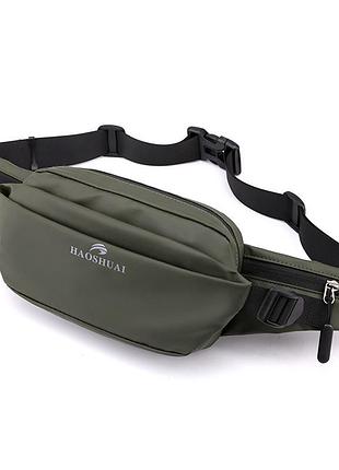 Нова чоловіча багатофункціональна поясна сумка, водовідштовхувальна, спортивна, модна, через плече гуртом