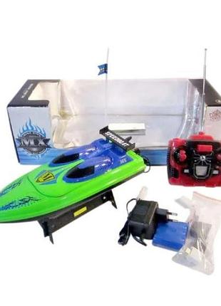 Катер радіокерований "яхта" (колір зелений) ост