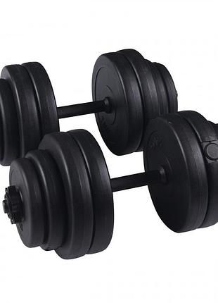 Гантели наборные (разборные) sportvida 2 x 15 кг sv-hk0088