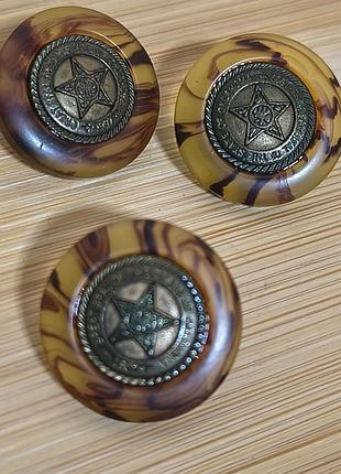 Вінтажний колекційний ґудзик oklahoma 1907346 оклахома 1907 рік