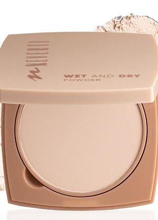 Крем-пудра для обличчя neverti wet&dry (np201), 001 light porcelain світла порцелянова