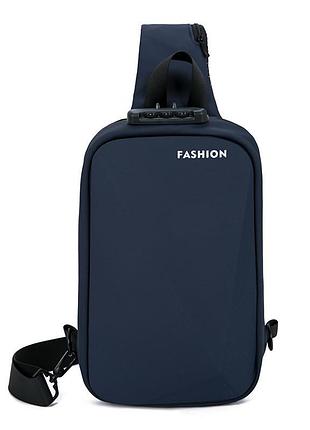 Модна водонепроникна нагрудна сумка з твердим корпусом для чоловіків, сумка через плече гуртом