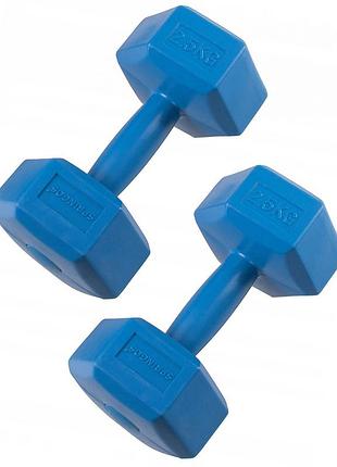 Гантели springos hex 2 x 2.5 кг fa1033