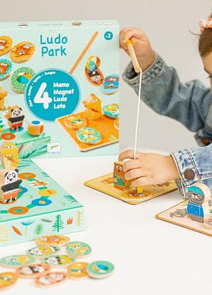 Djeco набір ігор 4в1 "лудопарк"