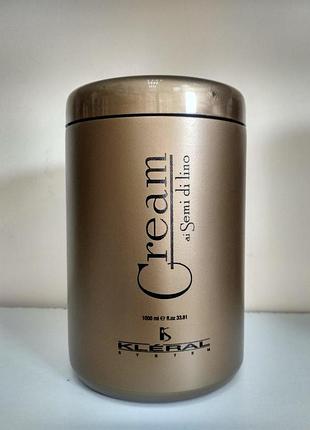 Маска для волос kleral system semi di lino с маслом льна для сухих волос 1000мл