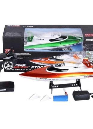 Сверхскоростной катер на радиоуправлении fei lun abc с водным охлаждением двигателя