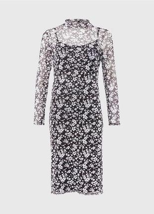 Актуальна нарядна сукня сітка