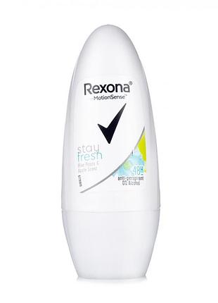 Антиперспирант шариковый rexona женский голубой мак и яблоко, 50 мл