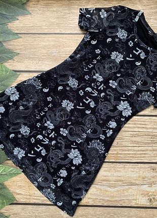 Сукня сіточка  китайський стиль