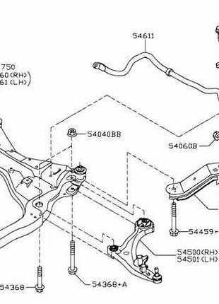 Стойка стабилизатора переднего mitsubishi l400, mr267874