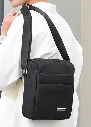Мужская сумка мессенджер brand jingpin oxford черная