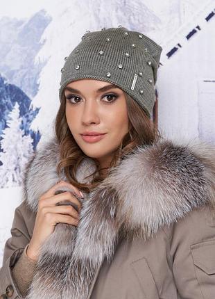 Шапка «шерил» (5007) серый