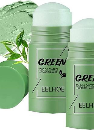 Green stick mask eelhoe маска стік для глибокого очищення та звуження пор з органічною глиною та зеленим чаєм
