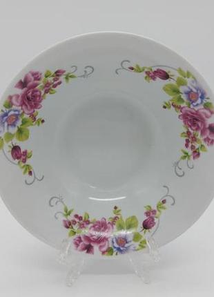 Салатник белый цветной керамический венеция тарелка глубокая для первых блюд суповая 12 штук в упаковке 500 мл