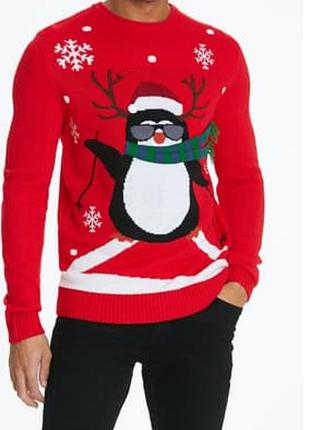 Новогодний мирор свитер кофта на 8-9 лет