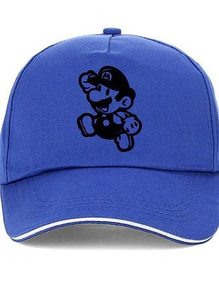 Кепка марио синий
