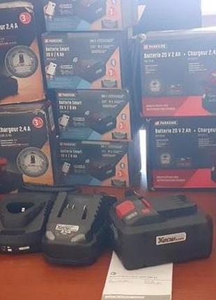 Аккумуляторы parkside 2 а 4 а 8 а 12 в 20 в новые куплены в лидле акумуляторы для электроинструмента парксайд