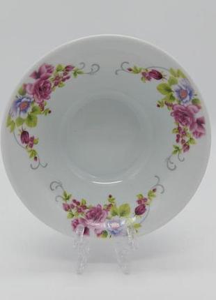 Салатник белый цветной керамический венеция тарелка глубокая для первых блюд суповая 12 штук в упаковке 200 мл