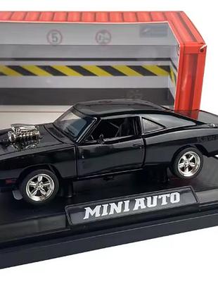 Модель 1:32 dodge charger 1970 — металлический спортивный автомобиль с эффектами звука и света, фабричная коробка