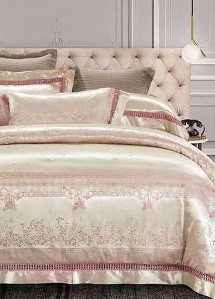 Постельное белье сатин-жаккард jq15 семейный word of dream