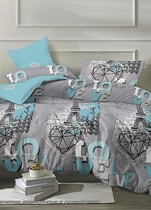 Постельное белье сатин s424 двуспальный евро