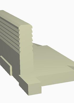 Кліпса передньої панелі люка reanult clio mk1