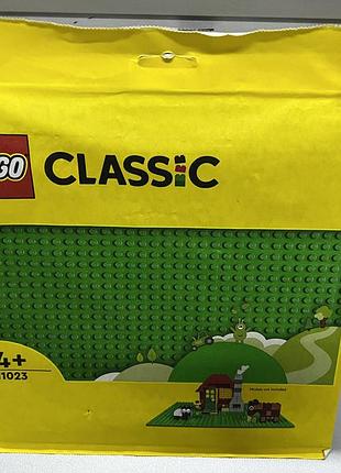 Конструктор lego classic базова пластина зеленого кольору (11023) новый!