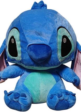 Плюшева м'яка іграшка стич синій висота 45см