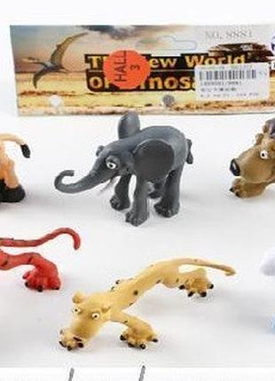 Игровой набор фигурки диких животных 6 штук (8881/2)