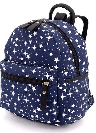 Рюкзак жіночий тканинний polo синій