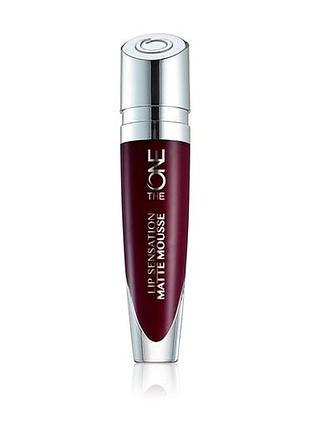 Жидкая губная помада-мусс the one lip sensation сливовый - 32257 уценка