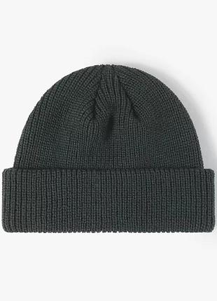 Шапка топ продаж вязаная короткая бини beanie docker докер ка до ушей как у монатика кусто леона зима осень