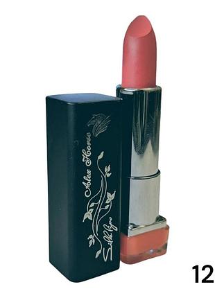 Помада для губ матовая alex horse silk lips al-677 №125 рожево- персиковий