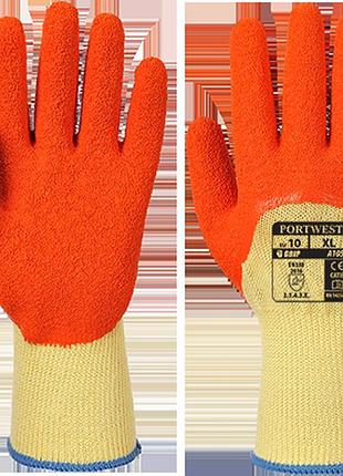 Перчатки grip xtra a105 желтый/оранжевый, xl