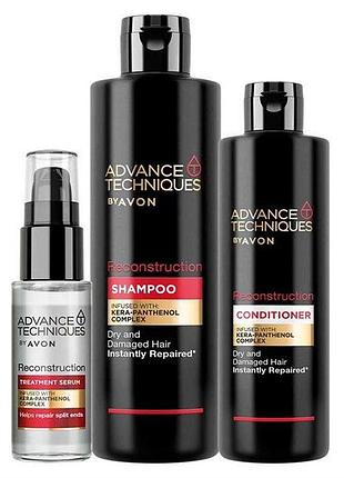 Набор для волос avon advance techniques "восстановление"