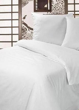 Постельное белье однотонное бязь белый