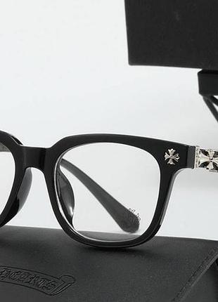Женская брендовая оправа chrome hearts 2273 silver