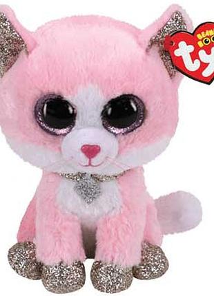 Ty beanie boos кіт "fiona" 25 см