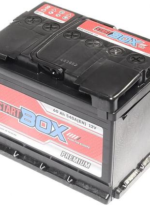 Акумулятор 60ah-12v startbox premium (242x175x190),r,en540