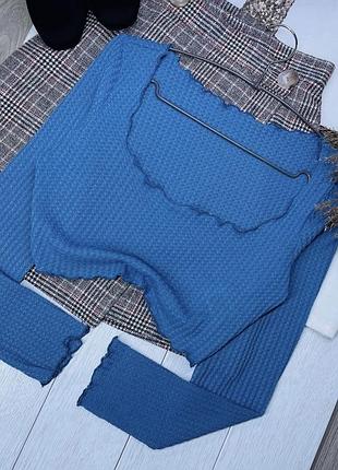 Короткий топ shein m топ трикотажний топ з довгим рукавом