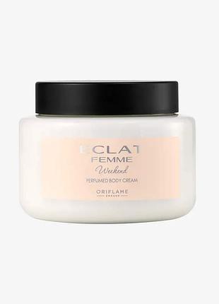 Парфюмированный крем для тела oriflame eclat femme weekend [экла фам уикенд] код 47014, 250 мл