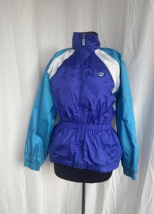 Вінтаж куртка вітровка спортивна 80х 90х fila нюанс