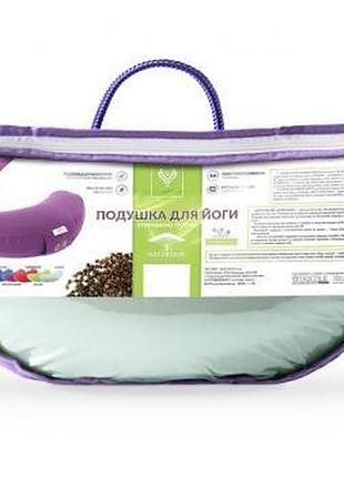 Подушка для медитации и йоги с гречневой шелухи мятный