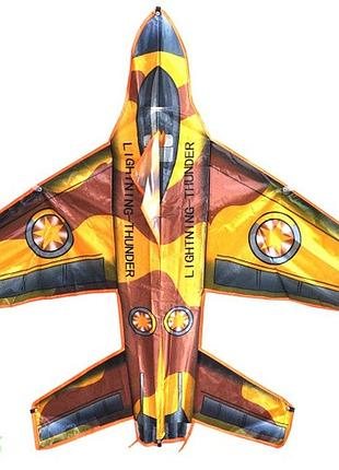 Змей воздушный летающий самолетик 122 см