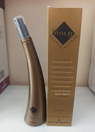 Золотий еліксир для волосся kleral system semi di lino gold elixir 80 мл