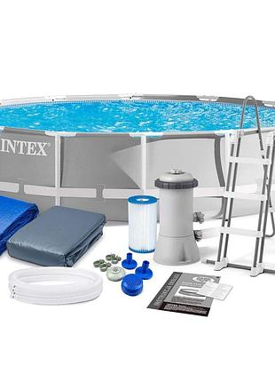 Каркасный бассейн intex 457 x 107 см
